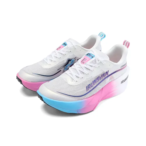 IRUNSVAN Низкие беговые кроссовки унисекс цвета несовпадающие розовый и синий