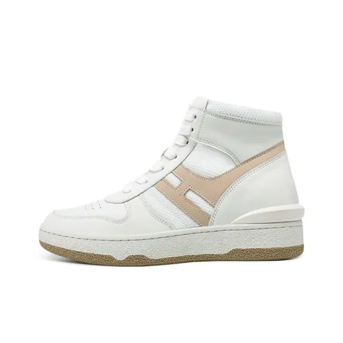 He Jinchang Высокие Кроссовки для скейтбординга Женские Белые