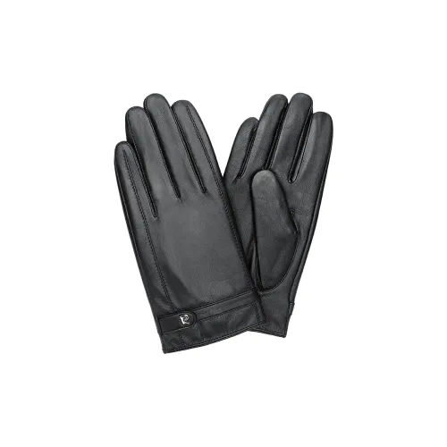 PIERRE CARDIN Перчатки из козьей кожи Мужские Черные