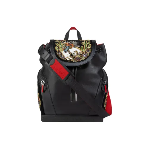 CL LUBOTING Телячья кожа Рюкзак Маленький Мужской Черный