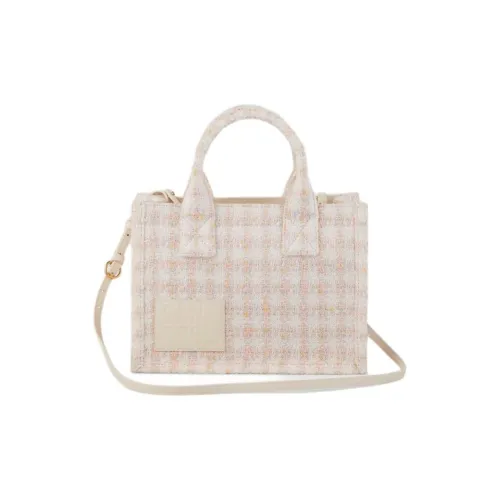 Sandro Ткань Тоут Сумка Сумка для покупок Сумка через плечо Сумка Маленькая Женская Светло-розовая