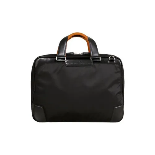 SAMSONITE Переработанный полиэстер Коробка для документов Сумка Унисекс Черный и Оранжевый