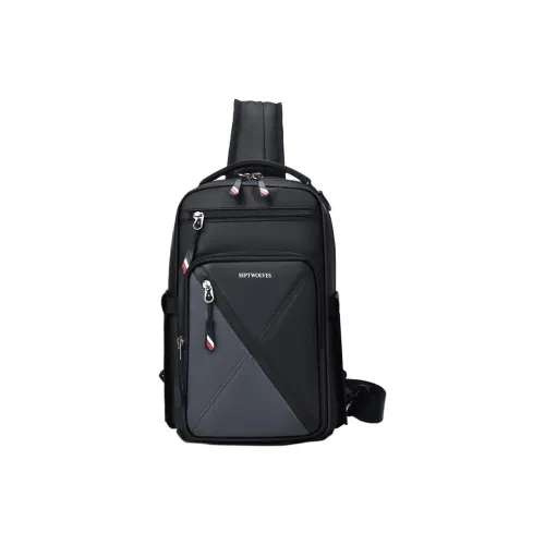 SEPTWOLVES Oxford Картхолдер Sling Bag Medium Men's Black