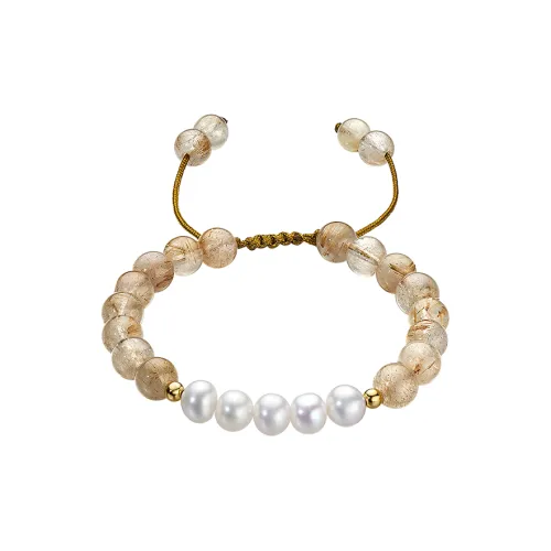 ME LUXE Серебро S925 Элегантный Модный Универсальный Освежающий Нишевый Дизайн Браслета с Бусинами Женские