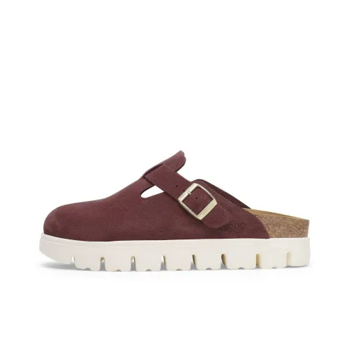 Birkenstock EVA Устойчивые к истиранию Домашние тапочки Женские Кирпично-красный