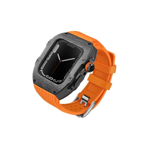 Vobafe Защитный чехол Apple материал корпуса из углеродного волокна совместимо с Apple Iwatch S9 8 7 6 5 4 SE