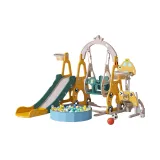 Благородный Желтый Карный Слайд Октупл+Шар Комбинация для бассейна