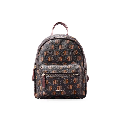 Dubaolu Полиуретан Carry Рюкзак Средний Женский Кофе Абрикос