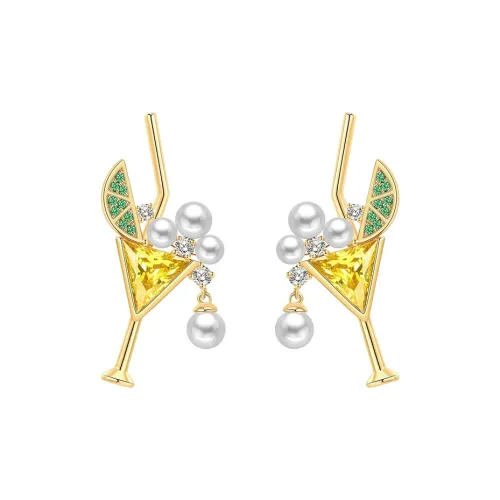 BABYBEI Серьги с синтетическим кубическим цирконием женские