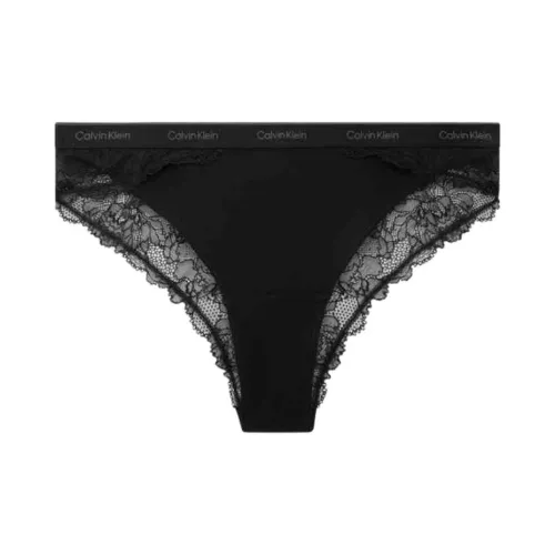 Calvin Klein Modern Gravity Band Стринг Женские 1 Пачка Космический Черный