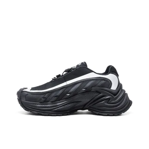 OGR Беговые кроссовки Low Top Черные Унисекс