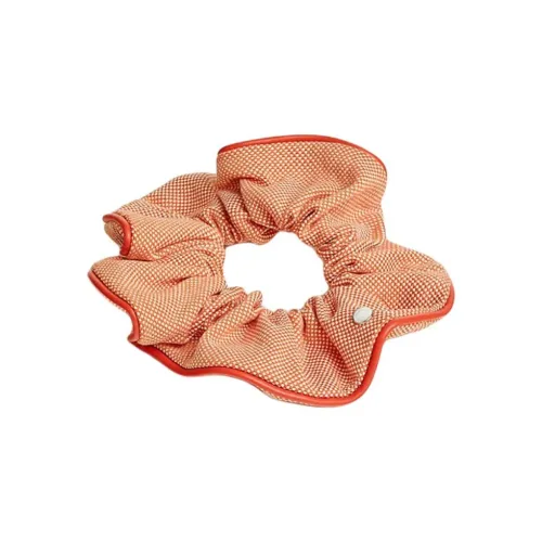 HERMES Хлопок Резинки для волос с спиралью Женские Оранжевые