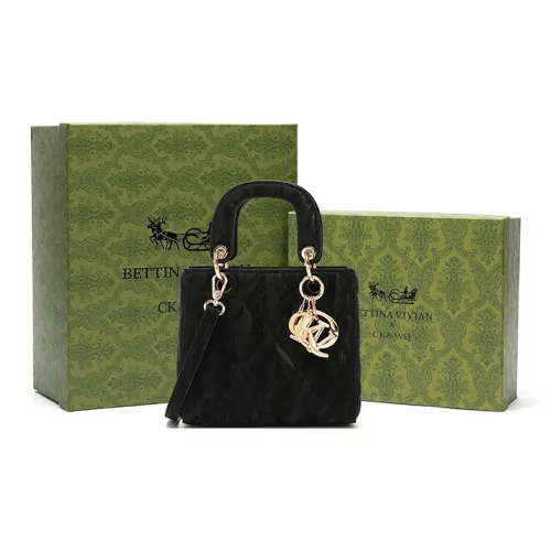 BETTINA VIVIAN ПУ (полиуретан) Сумка Сумка через плечо Сумка через плечо Женская Черная