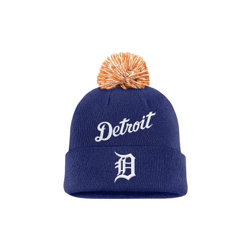 nike Акриловые шапки-бини Мужской Синий