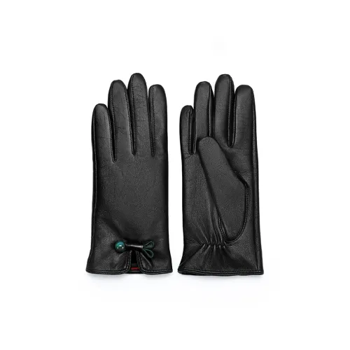 PIERRE CARDIN Sheepskin Goat Leather Gloves Men's