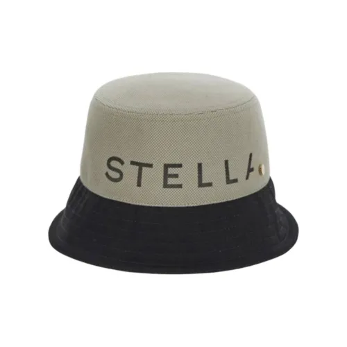Stella McCartney Cotton Bucket Hats Женские Бежевый
