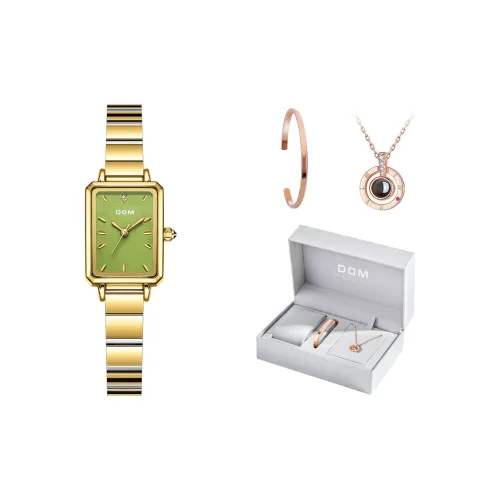 DOM Часы на запястье Cube Square Watch Luxury Style Fashion Casual Business Кварцевый механизм часы с стальным ремешком