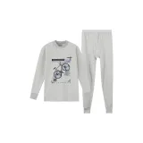 Вересковый серый Средний воротник Велосипед