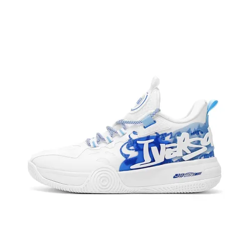 IVERSON Баскетбольные кроссовки Low Top Белый Электрический Синий Унисекс