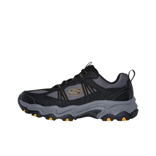 Skechers Stamina At Низкий Топ Походная обувь Мужская Черный Серый