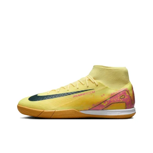 Nike Mercurial Superfly 10 Slip-resistant Abrasion-resistant Football Cleats Unisex Yellow Найк Меркуриал Суперфлай 10 Противоскользящие Устойчивые к истиранию Футбольные бутсы Унисекс Желтый