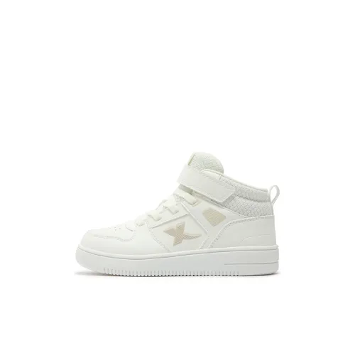 XTEP Slip-resistant Shock Absorbers MID Топ Детские Скейтбординги Белый Детский