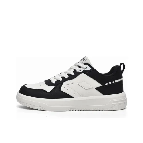LOTTO Slip-resistant Abrasion-resistant Low-top Skateboard Shoes Unisex Black Лотто Слип-резистентные Аbrasion-resistant Низкие Кроссовки для скейтбординга Унисекс Черные