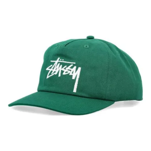 Stussy Хлопок Кепки Мужские Зеленые