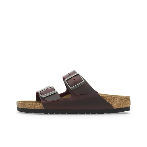 Birkenstock Arizona EVA Устойчивые к истиранию Слипоны Женские Красный Коричневый Стандартный