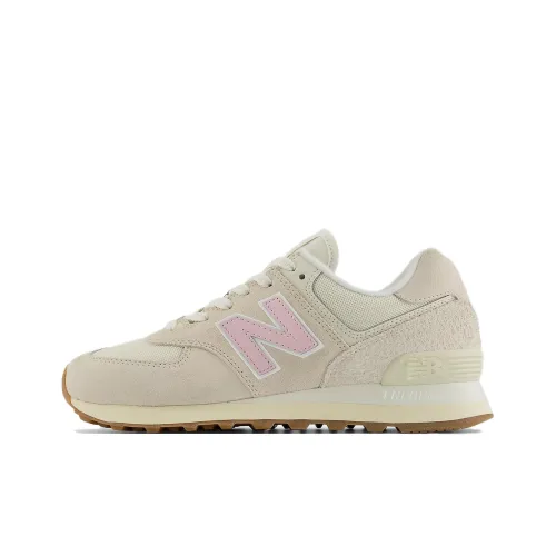 New Balance NB 574 Casual Low Top Ecru Women's