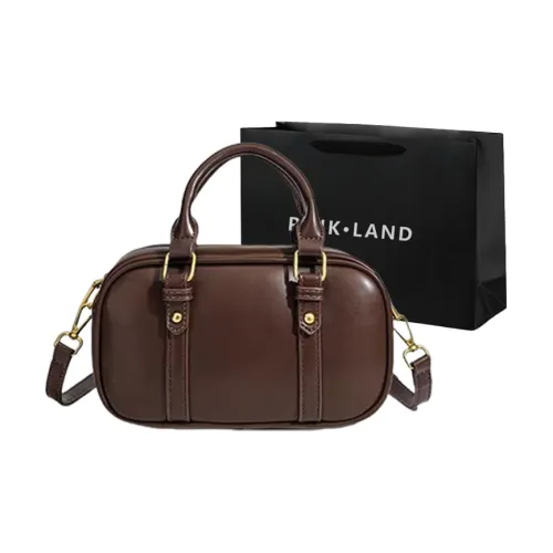 PINK·LAND ПУ (полиуретан) Сумка Женская Кофейного цвета