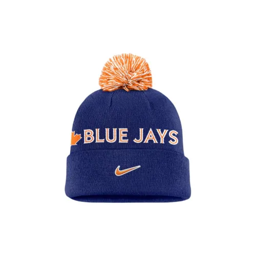 nike Акриловые шапки-бини Мужской Синий