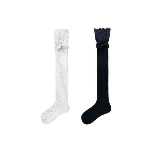 Evening Classroom Колено Высокие Носки Женские 2 Пачки