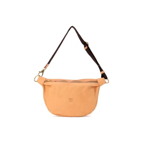 Il Bisonte Однотонная сумка через плечо из коровьей кожи женская многоцветная