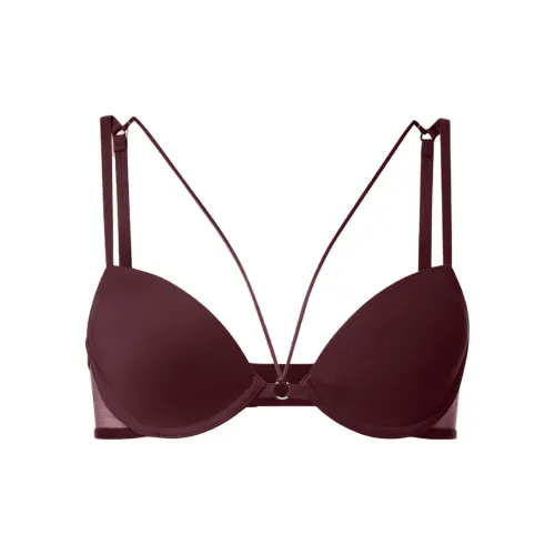 Calvin Klein Nensi Dojaka Collaboration Бургундские Женские Бюстгальтеры