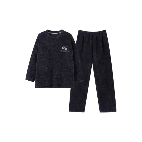 OUSHIBO Пижамный комплект мужской темно-синий