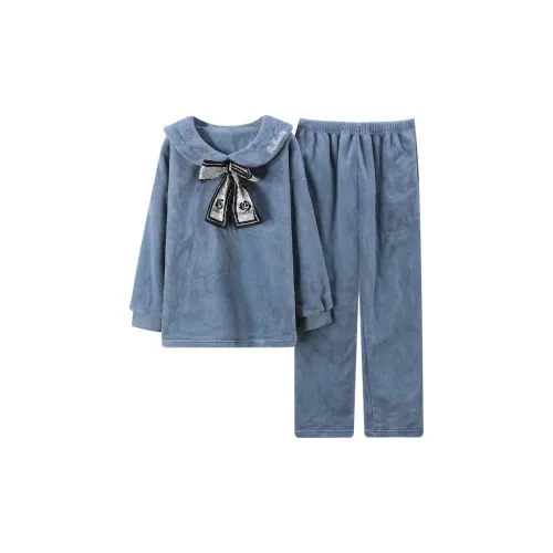 Song Qianya Пижамный комплект женский синий