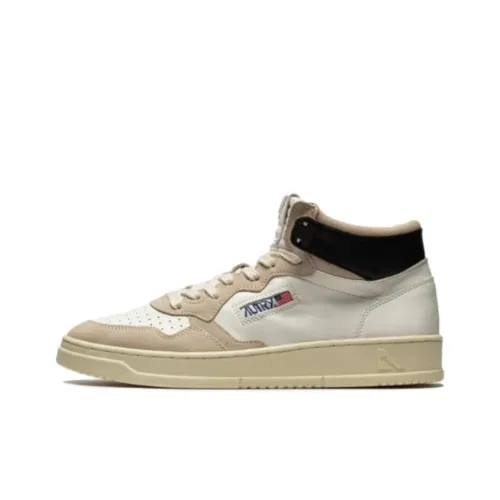 AUTRY Покрытие Устойчивое к истиранию Высокие Кроссовки для скейтбординга Мужские Бежевые