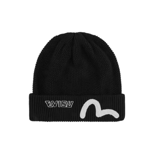 EVISU Хлопок Шапки-бини Унисекс Черный
