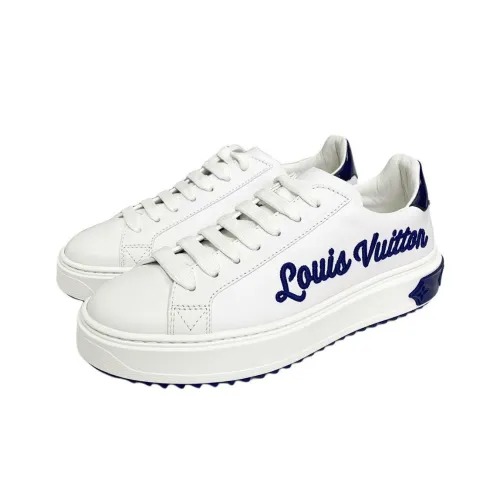 LOUIS VUITTON Time Out Low Топ Повседневная обувь Унисекс Белый Синий