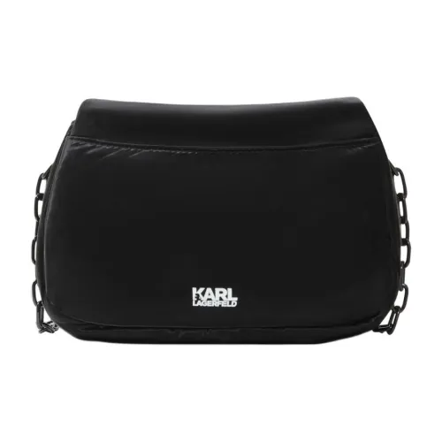 KARL LAGERFELD Полиэстер Сумка через плечо Средняя Женская Черная