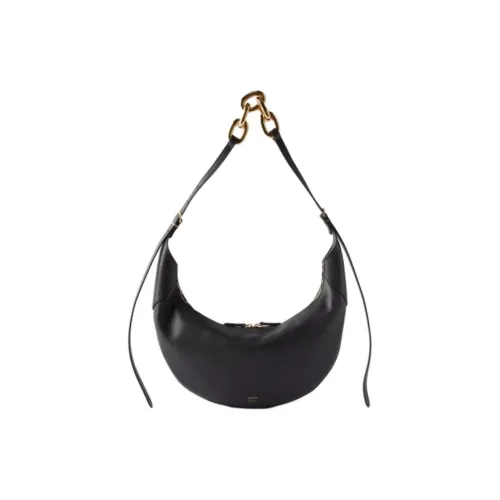 KHAITE Сумка через плечо из коровьей кожи среднего размера женская черная