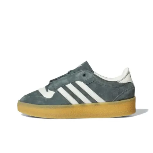 Adidas Originals Rivalry Slip Resistant Abrasion Resistant Низкие Скейтбординг Кроссовки Унисекс Серый Белый
