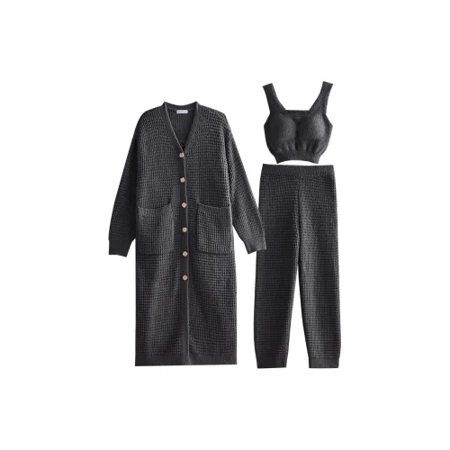 Same Language Пижамный комплект женский фиолетовый чернильно-серый