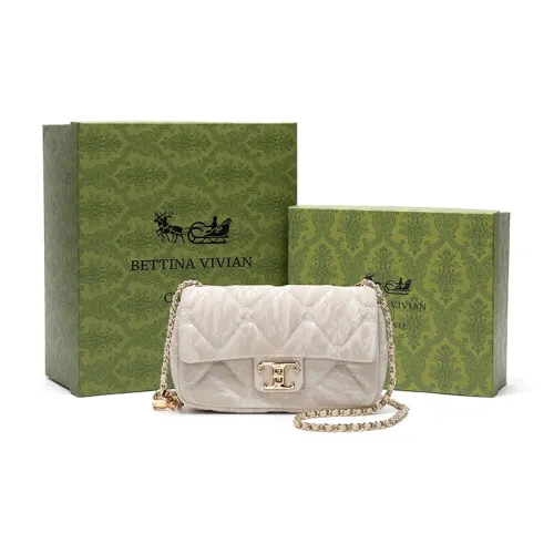 BETTINA VIVIAN ПУ (полиуретан) Сумка через плечо Стандартная Женская Бежевая Абрикосовая