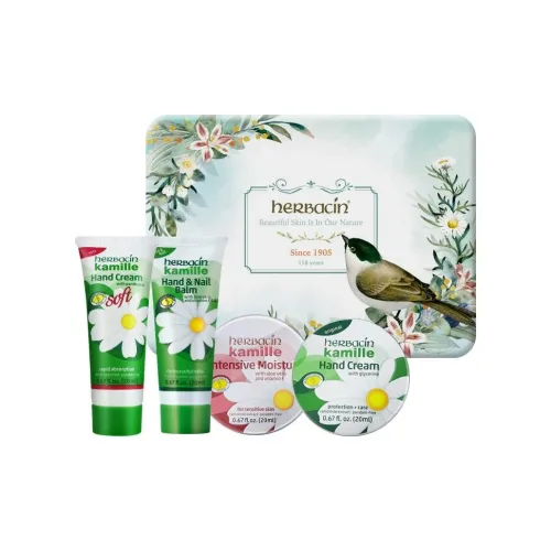 Herbacin Маленький Ромашка Крем для рук Bird Коробка Наборы для ухода 20 мл*4