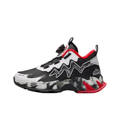 Antakids Устойчивый к истиранию MID Топ Kids Lifestyle Shoes Черный Белый Красный Подростки