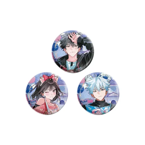 March·Monster Чэн Сяоши Лу Гуан QIAO Лин Время Агенты Анимация REC Moment Коллекция Набор Огненный Значок