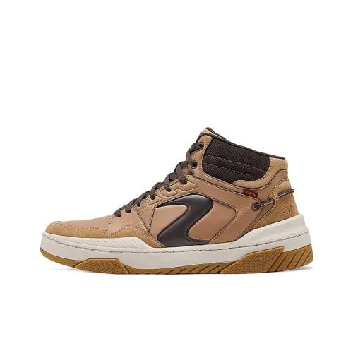 Skechers MID Топ Скейтборд Кроссовки Мужские Коричневые