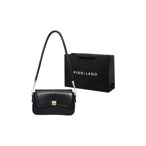 PINK·LAND ПУ (полиуретан) Сумка через плечо Женская